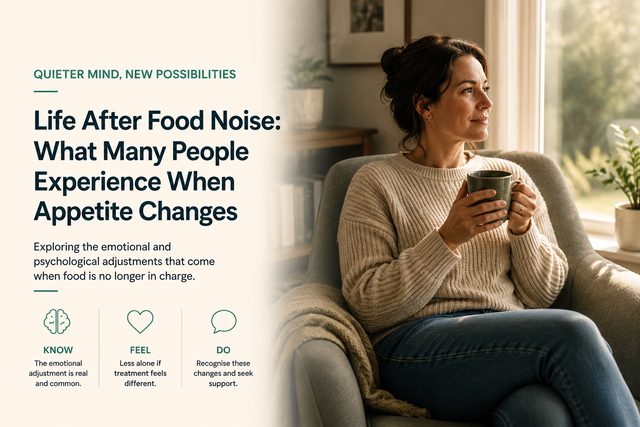 Life after food noise: what many people experience when appetite changes Life after food noise: what many people experience when appetite changes